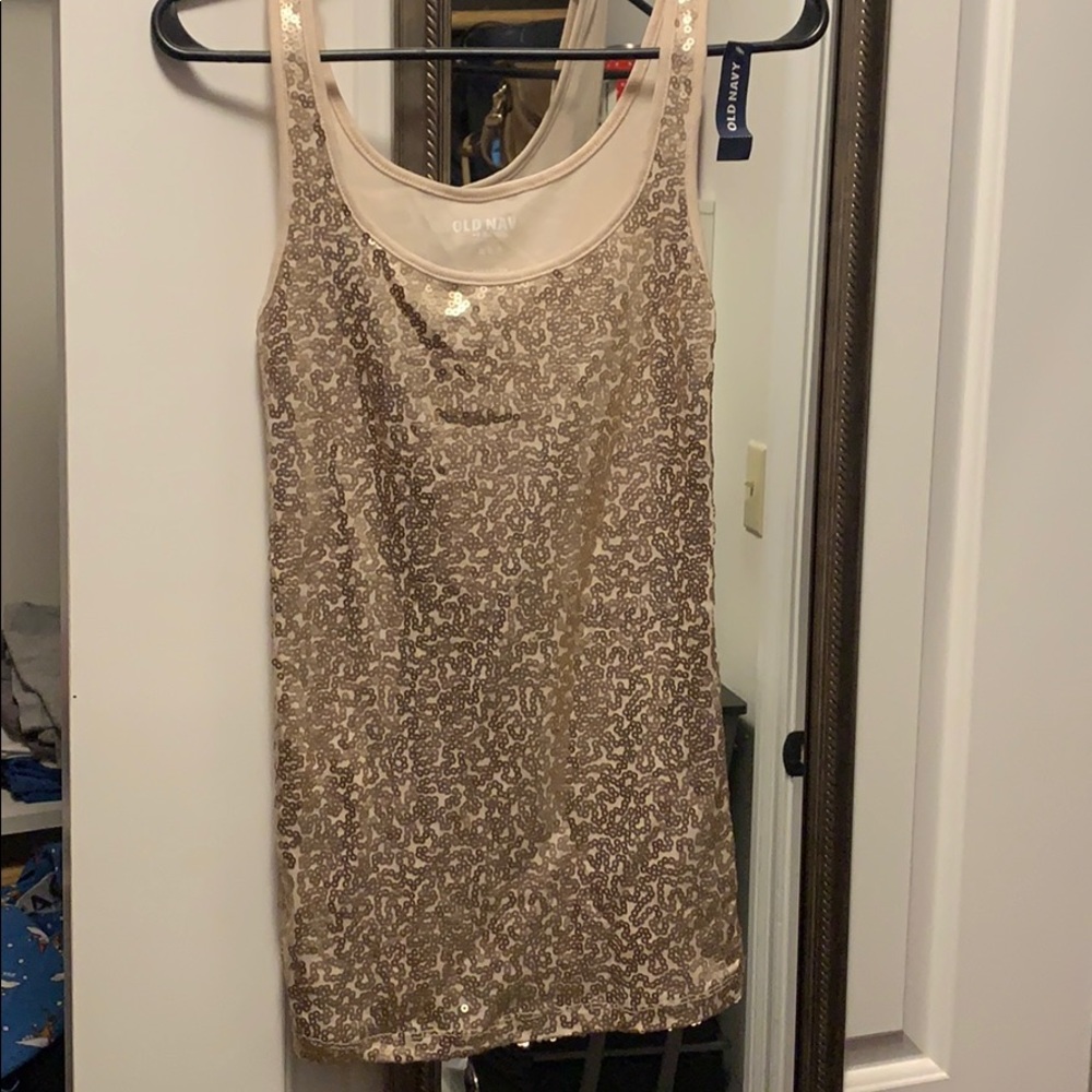 NWT sequin tank top